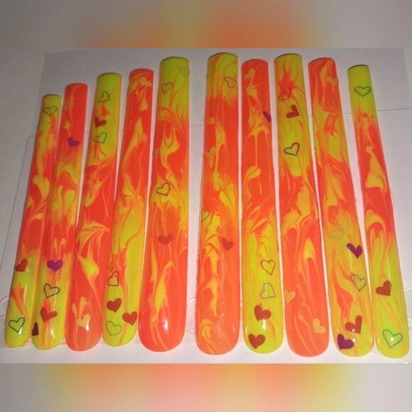 Hand crafted custom 10pc xxxl acrylic press on nails sz small - Picture 4 of 6